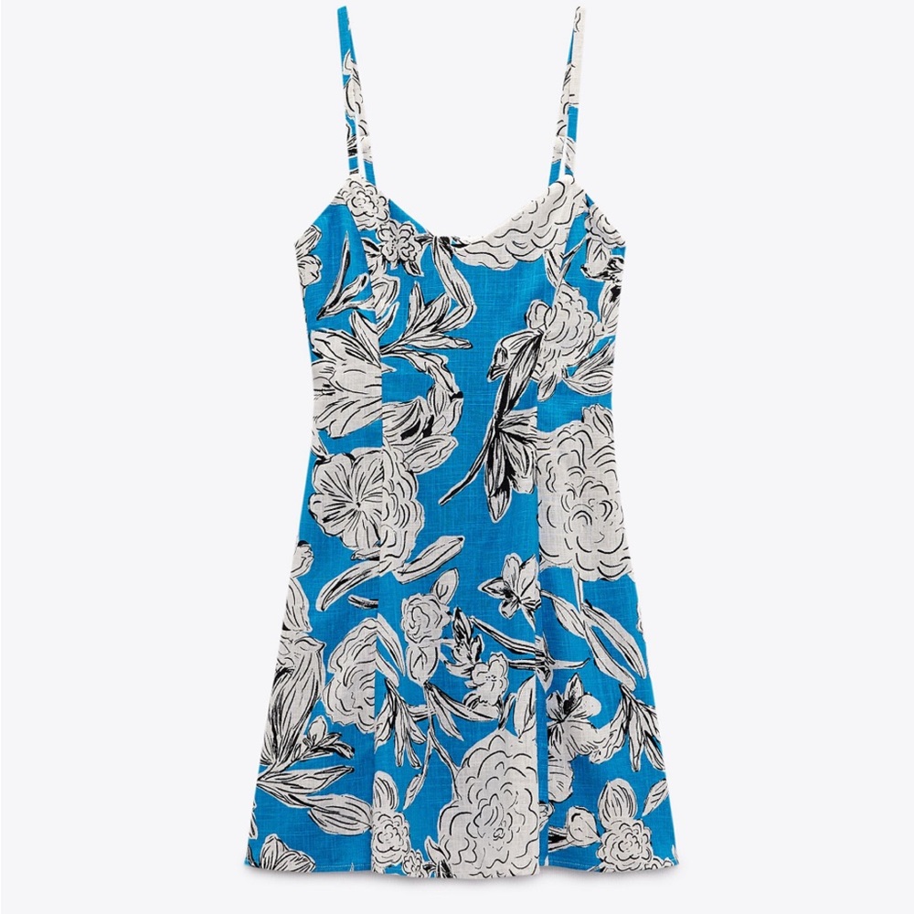 Zara floral dress